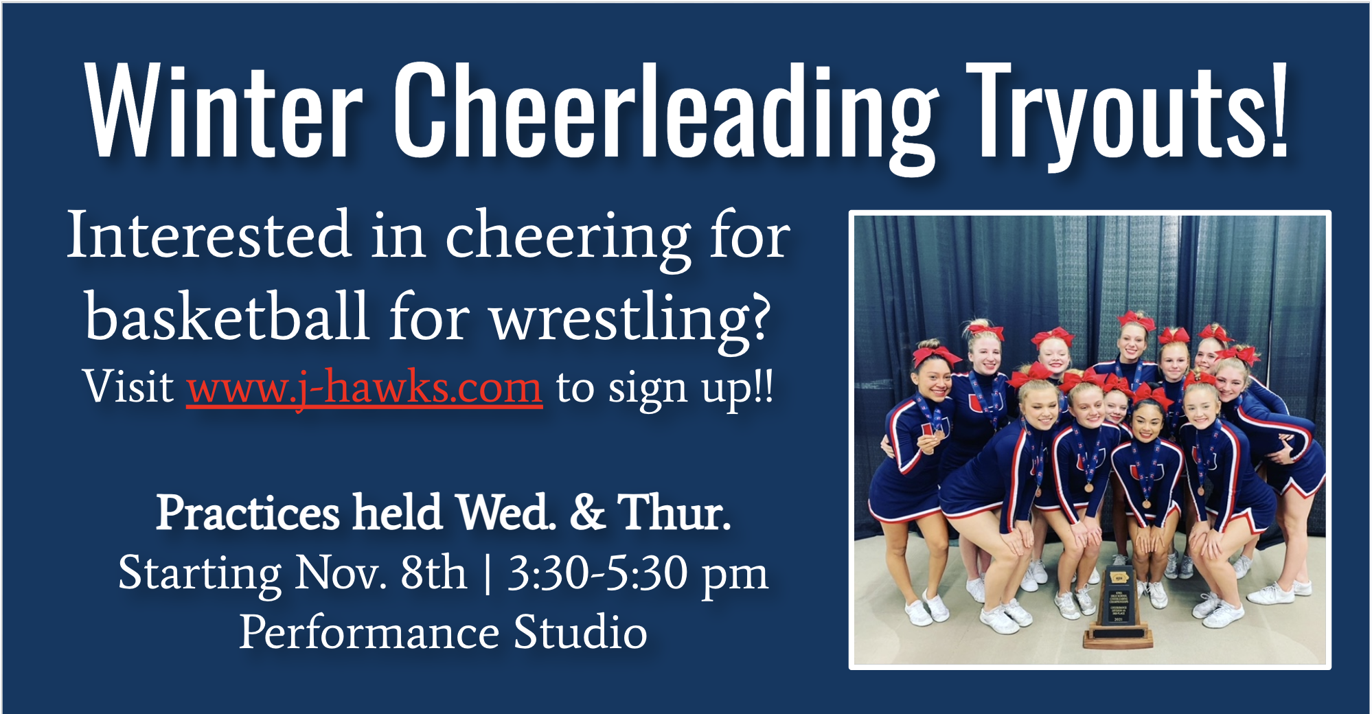 Winter Cheerleading Tryouts