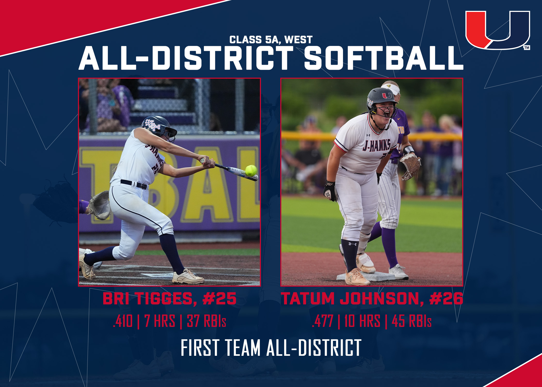 Tigges, Johnson Named to Class 5A All-District Team