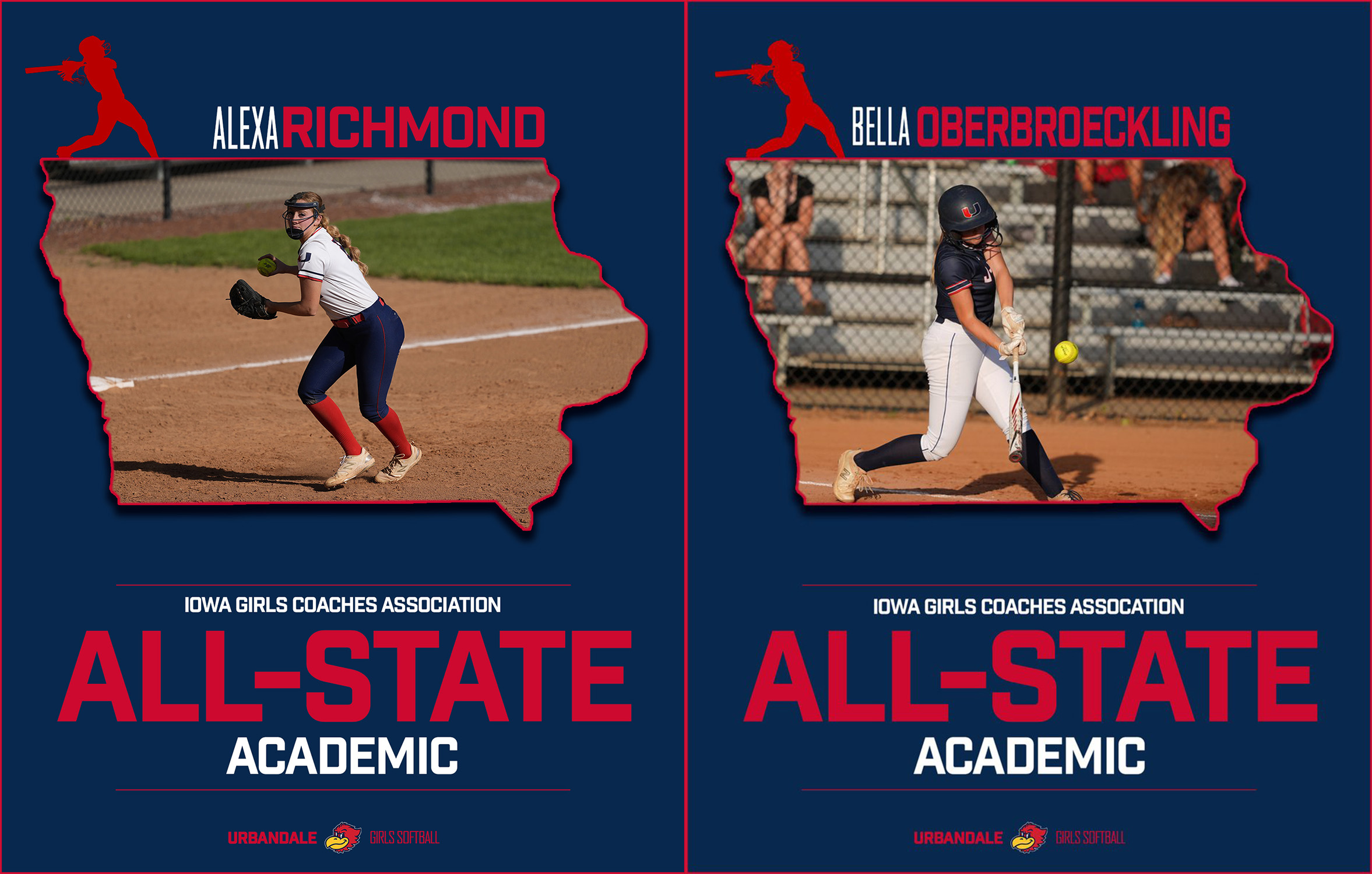 Oberbroeckling, Richmond Named to IGCA Academic All-State Team
